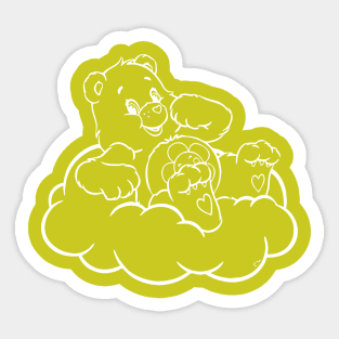 sleep in the clouds Sticker